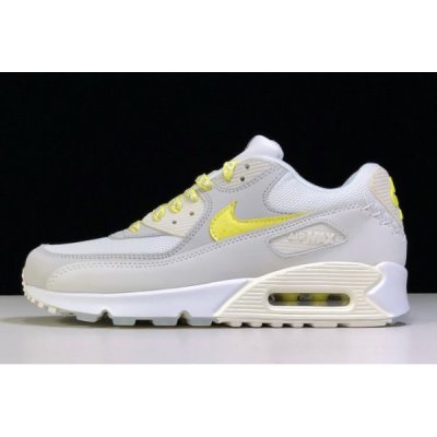 Nike Erkek Air Max 90 Prm Beyaz / Limon Koşu Ayakkabısı Türkiye - 44EJPGFK